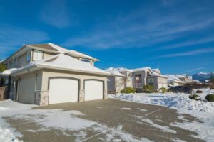 Concrete driveway