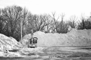 asphalt in cold weather