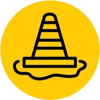 traffic cone icon