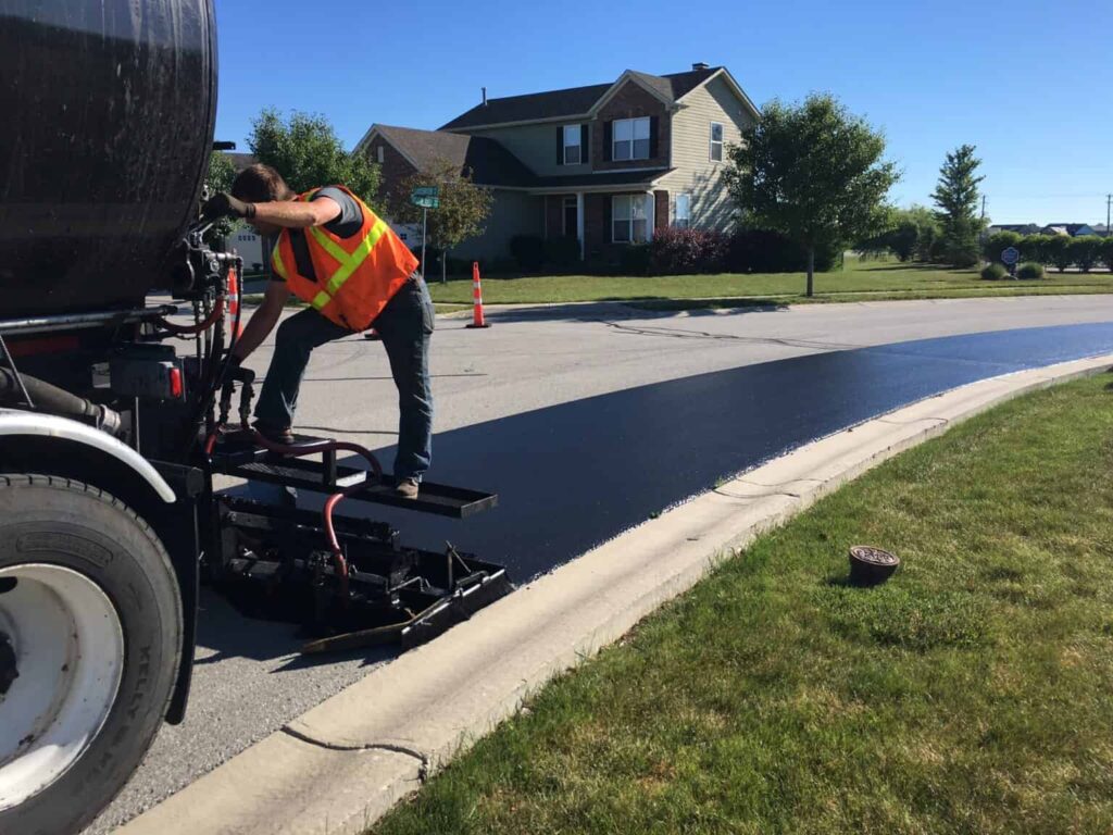 asphalt sealing