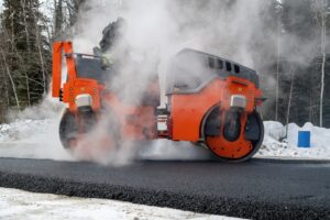 asphalt paving winter