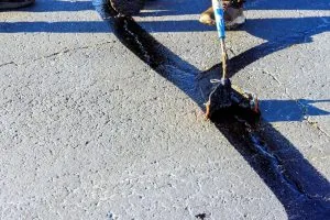 Crack sealing