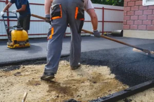 asphalt paving process