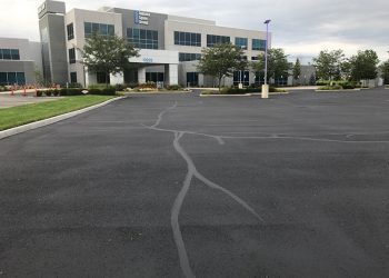 asphalt crack