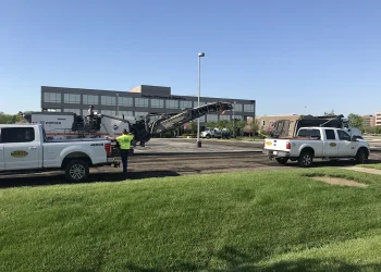 milling and reclamation contractors at work